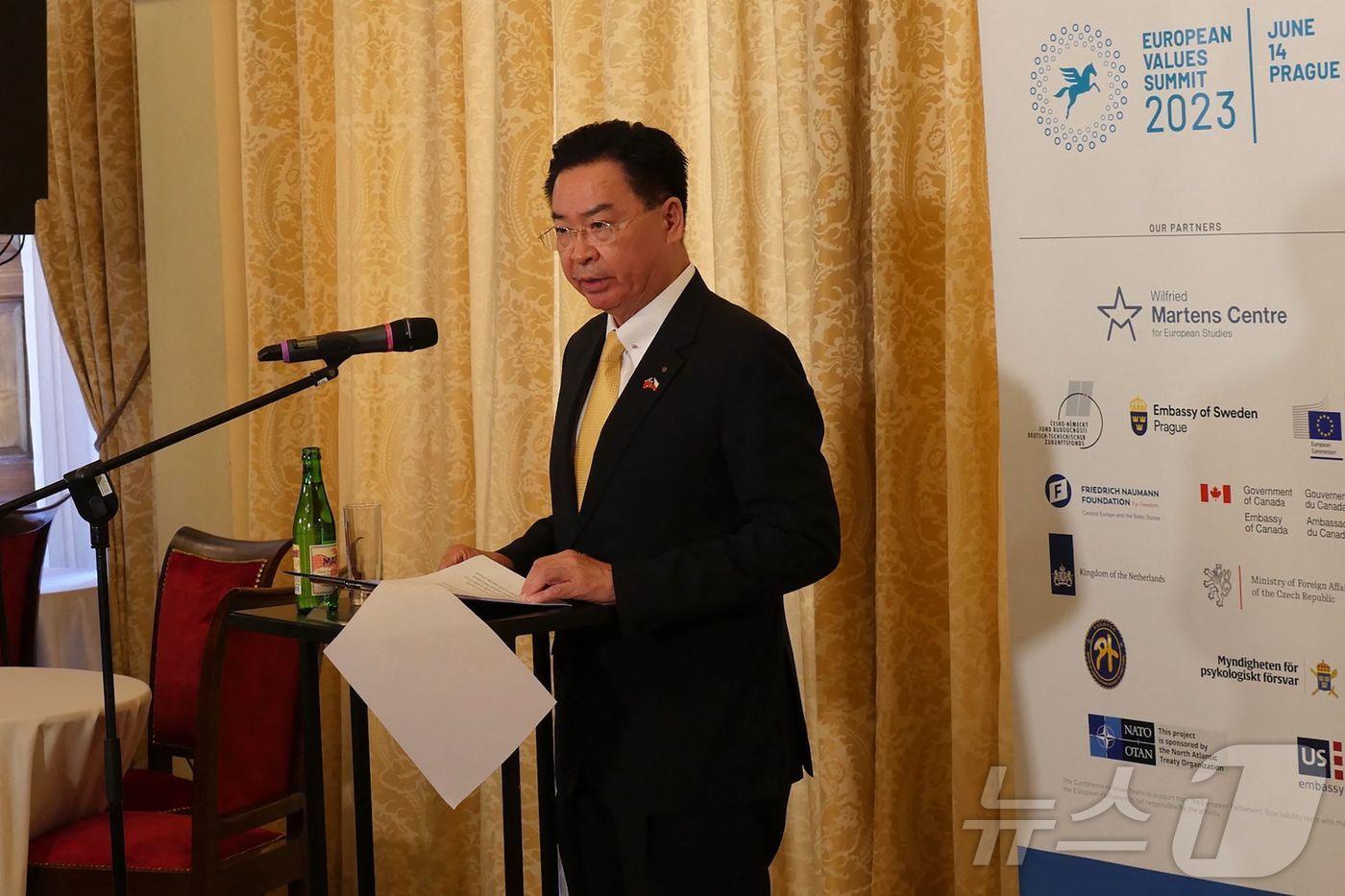 우자오셰 대만 국가안전회의 비서장. ⓒ AFP=뉴스1 ⓒ News1 강민경 기자