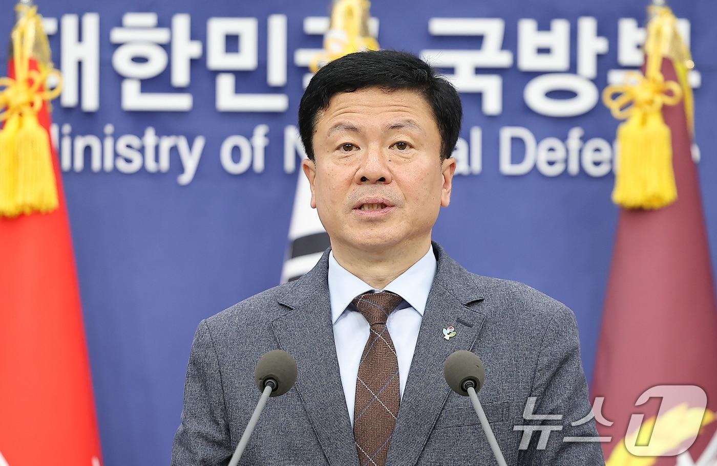 전하규 국방부 대변인. 2024.6.11/뉴스1 ⓒ News1 김진환 기자
