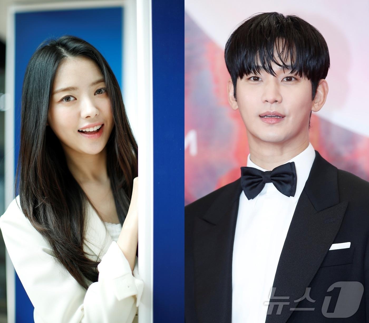 본문 이미지 - 임나영(왼쪽), 김수현, 사진=뉴스1DB