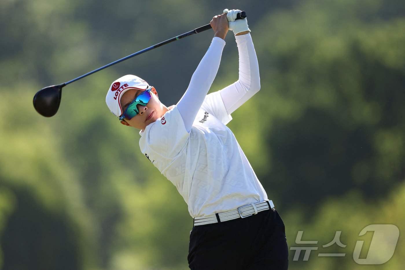 본문 이미지 - LPGA투어 시즌 첫 우승에 도전하는 김효주(29·롯데). ⓒ AFP=뉴스1