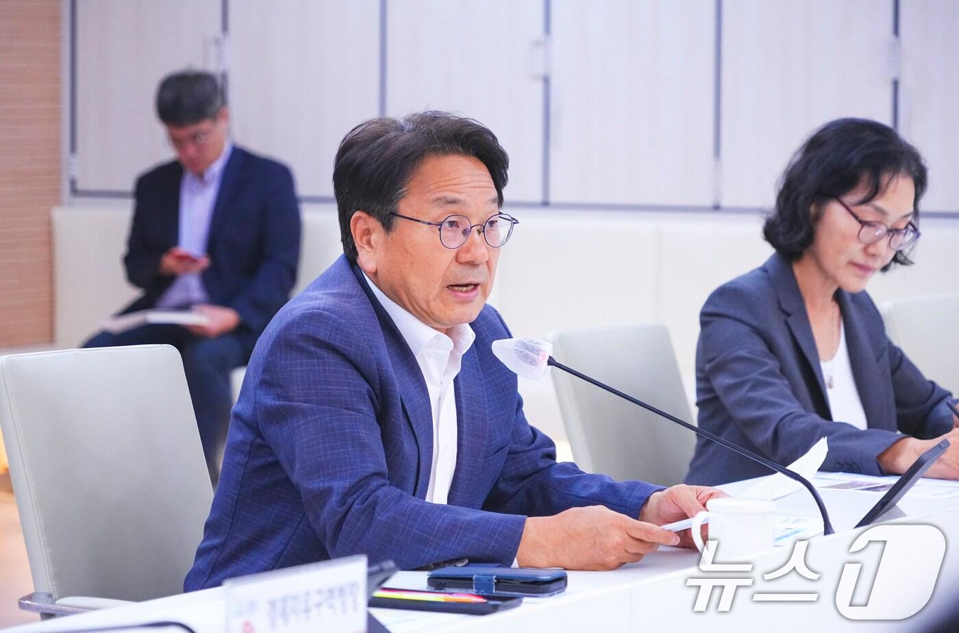 강기정 광주시장 간부회의 주재.(광주시 제공)/뉴스1 