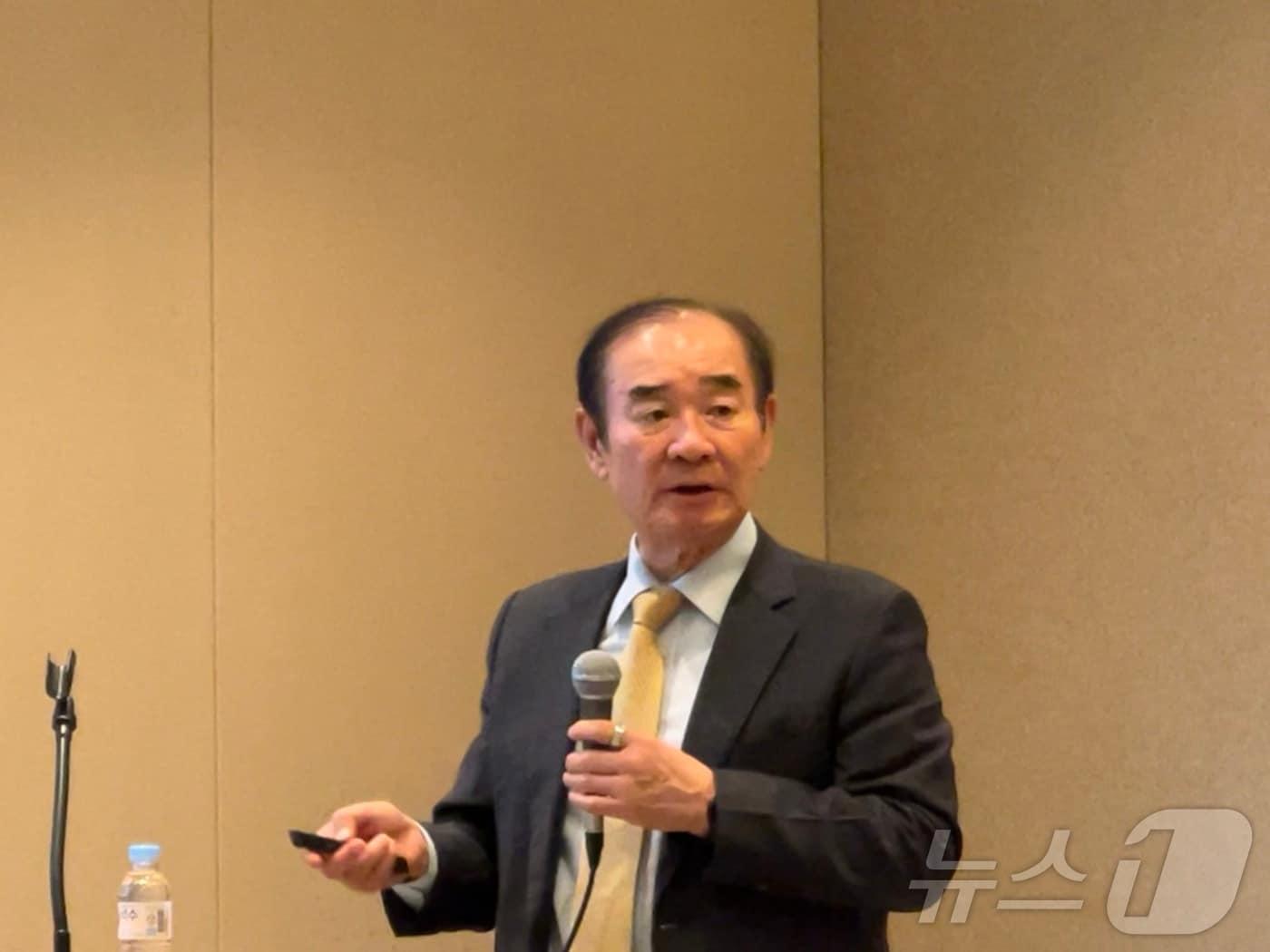 본문 이미지 - 김재학 하이젠알앤엠 대표가 12일 여의도 63빌딩에서 기업공개(IPO) 기자간담회를 진행하고 있다. 2024.06.12. /뉴스1 ⓒNews1 김정현 기자