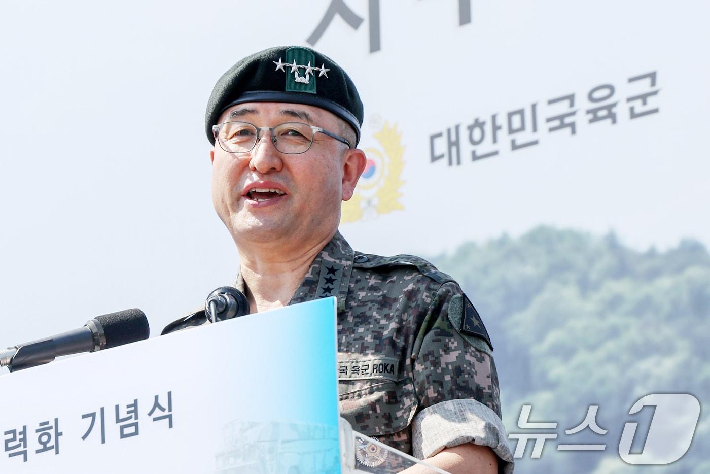 본문 이미지 - 박안수 육군참모총장. 2024.6.12/뉴스1 ⓒ News1 민경석 기자
