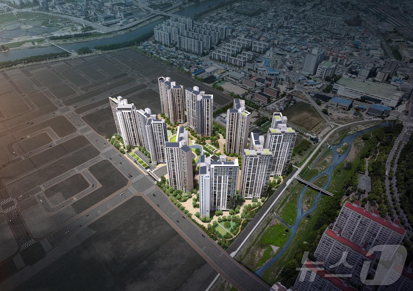 본문 이미지 - 순천그랜드파크자이 조감도(GS건설 제공)