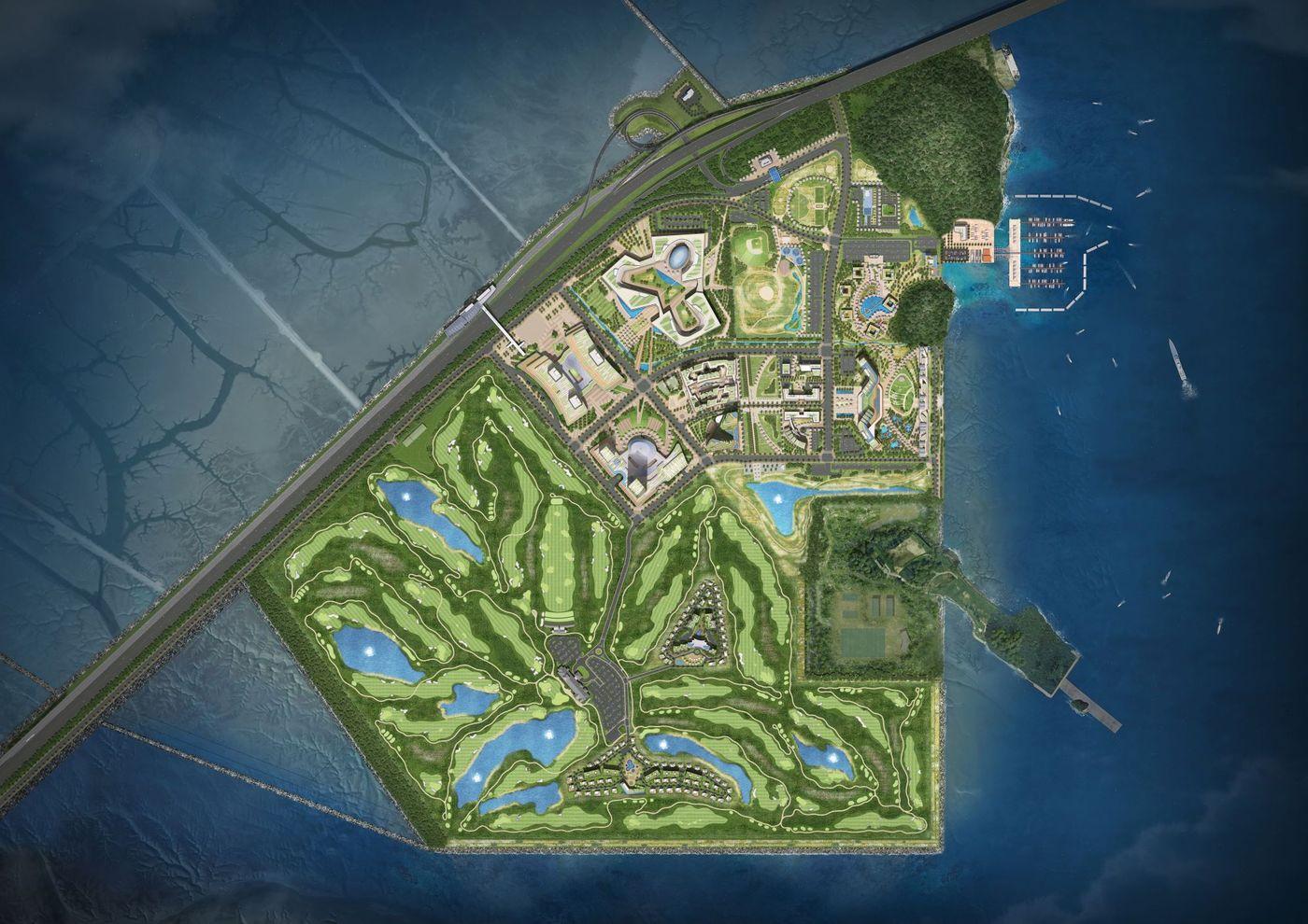 본문 이미지 - 세계한상드림아일랜드 배치도.(세계한상드림아일랜드 제공)