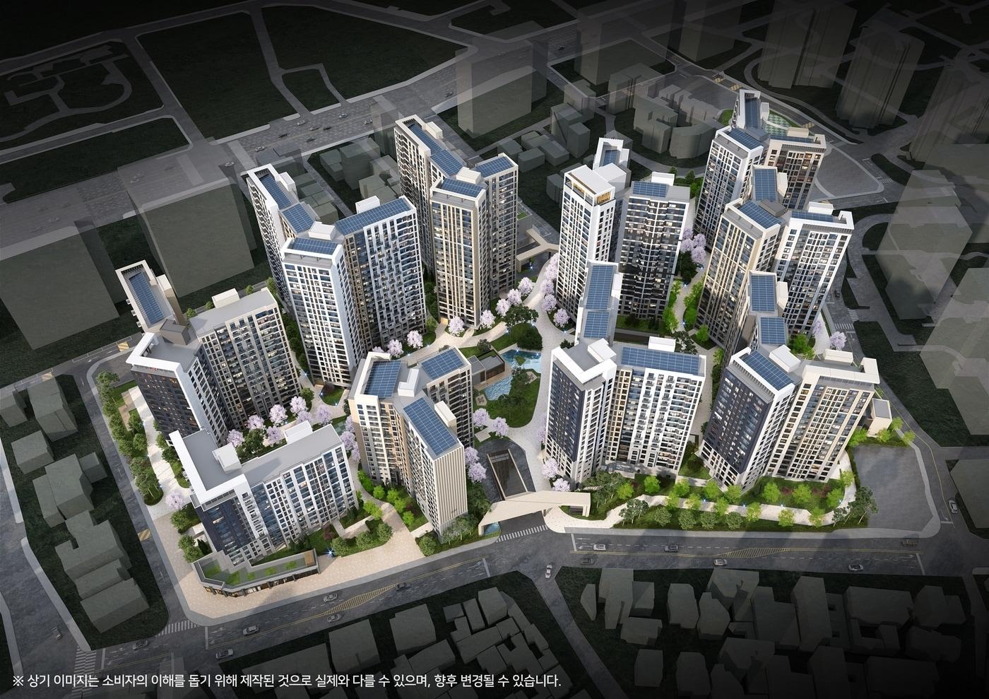 마포자이힐스테이트 라첼스 조감도(GS건설).