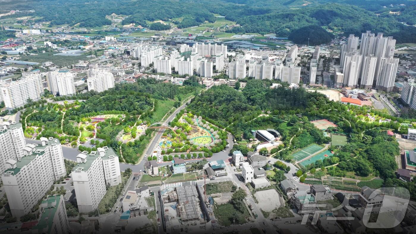 본문 이미지 - 장락 2근린공원 조감도.(제천시 제공)2024.6.15/뉴스1