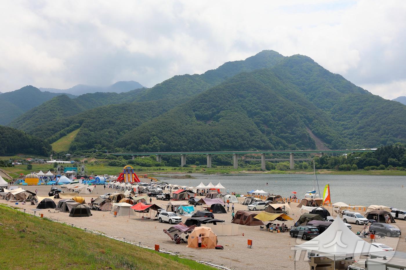 2024년 6월에 열린 ‘2024 인제 캠프레이크 페스티벌’ 현장. (기사 내용과 관련없음) (인제군 제공)  