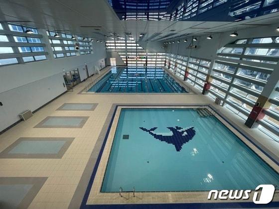 본문 이미지 -  충북 음성의 한 수영장에서 강사 자격 논란이 불거졌다. 사진은 맹동혁신국민체육센터 수영장.(자료사진)2024.6.17/뉴스1
