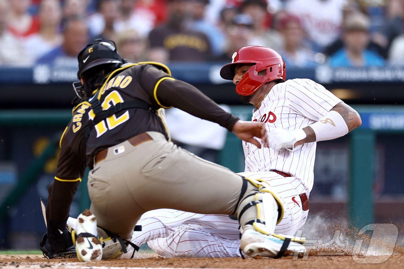 샌디에이고가 19일(한국시간) 필라델피아 원정 경기에서 지면서 5연패 부진에 빠졌다. ⓒ AFP=뉴스1