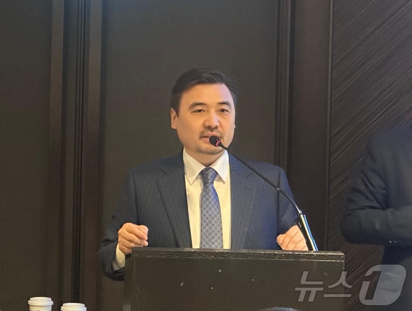 본문 이미지 - 누르갈리 아르스타노프 카자흐스탄 주한대사ⓒ News1 윤슬빈 기자