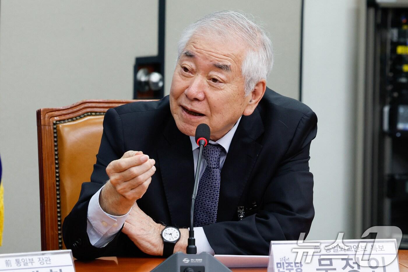 문정인 연세대 특임교수. 2024.6.19/뉴스1 ⓒ News1 안은나 기자