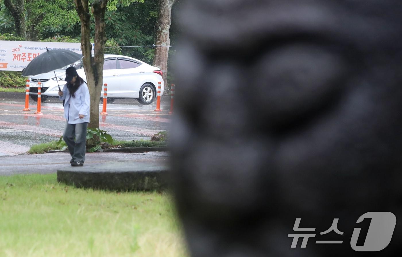 본문 이미지 - 비 내리는 제주(자료사진)/뉴스1