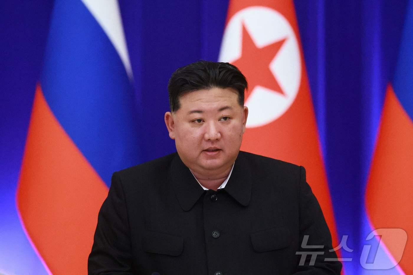 김정은 북한 노동당 총비서&#40;국무위원장&#41;. 2024.06.20 ⓒ AFP=뉴스1 ⓒ News1 우동명 기자