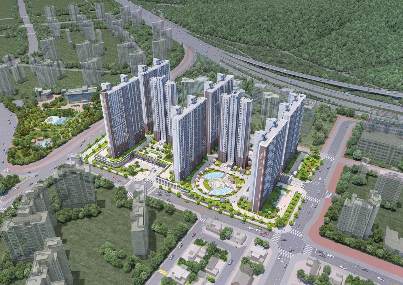  과천 디에트르 퍼스티지 조감도. /대방건설 제공