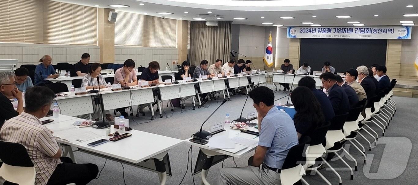 본문 이미지 - 정선군, 맞춤형 기업지원 간담회.&#40;정선군 제공&#41;