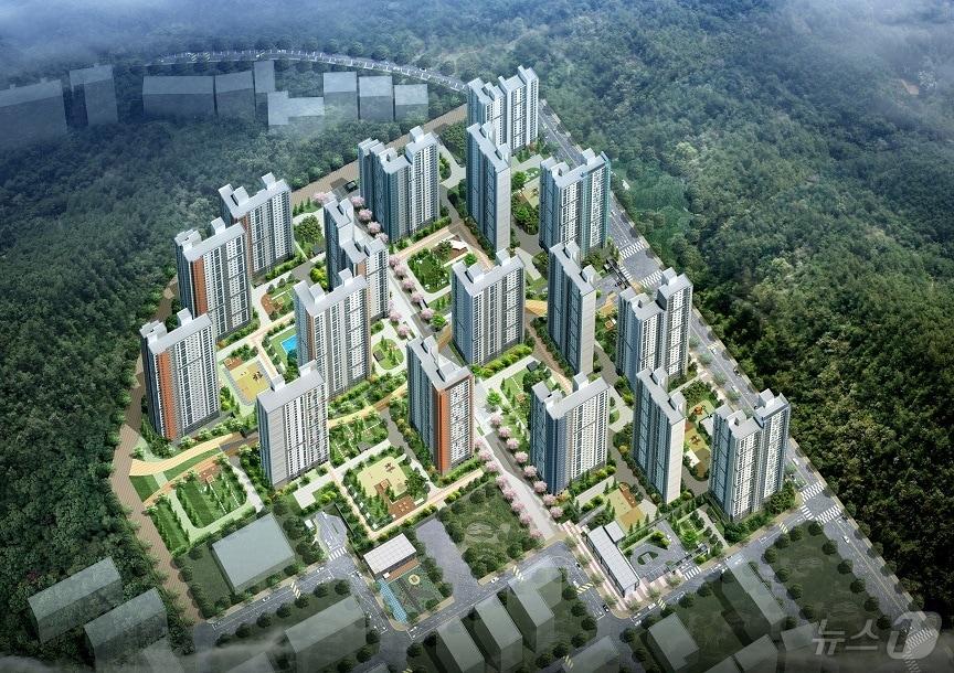 본문 이미지 - 고양시 원당1구역 조감도. (고양시 제공)