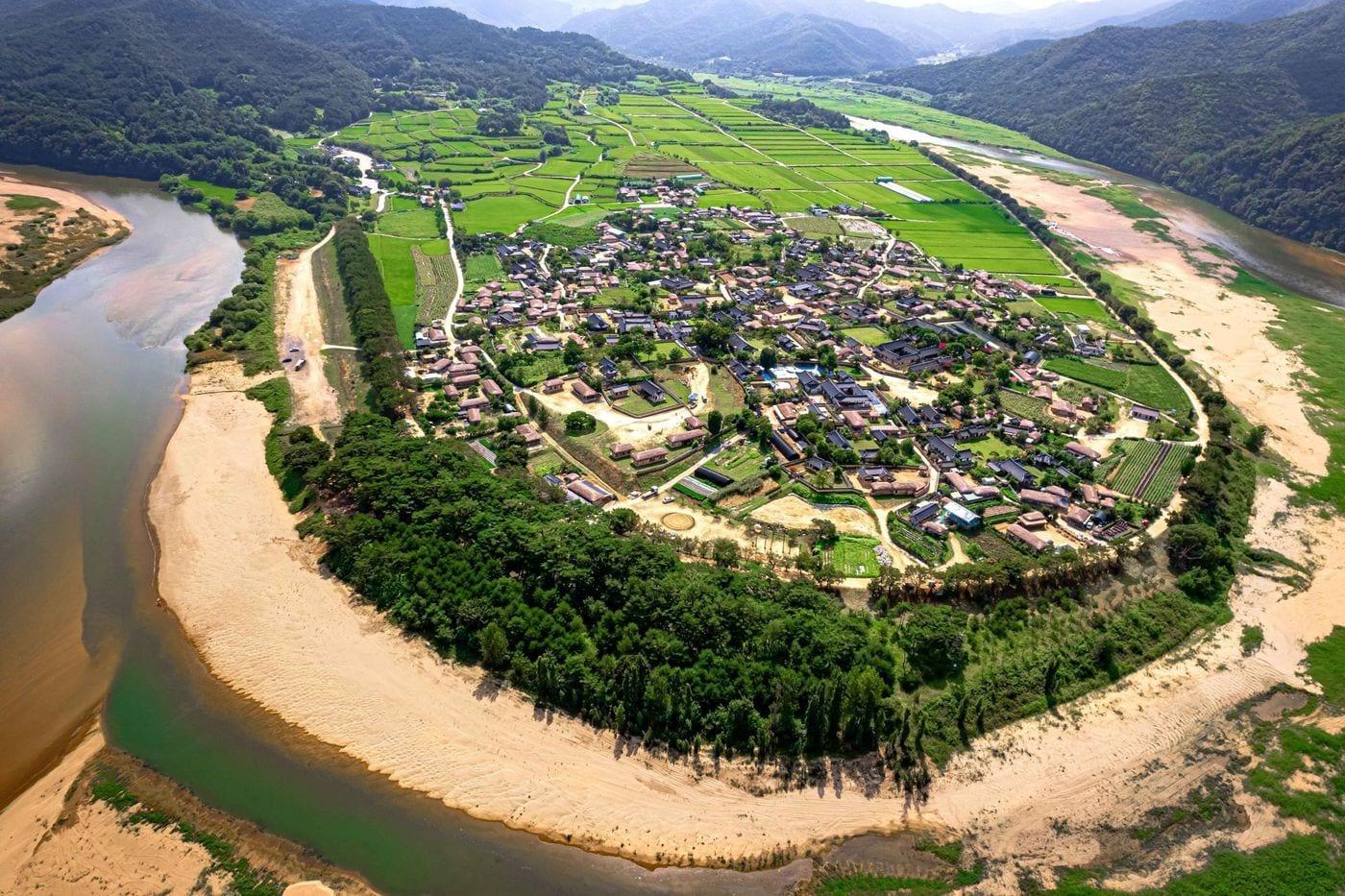 본문 이미지 - 안동 하회마을 모습.(한국관광공사 제공)