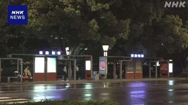 본문 이미지 - 중국 장쑤성 쑤저우에서 발생한 일본인 피습 사건 현장. (출처 : NHK)