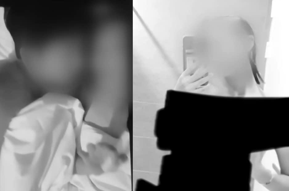 본문 이미지 - A 씨 남편과 프로골퍼 B 씨가 불륜을 저지르는 모습. B 씨가 자신의 신체 노출 사진을 보내기도 했다. (JTBC '사건반장')