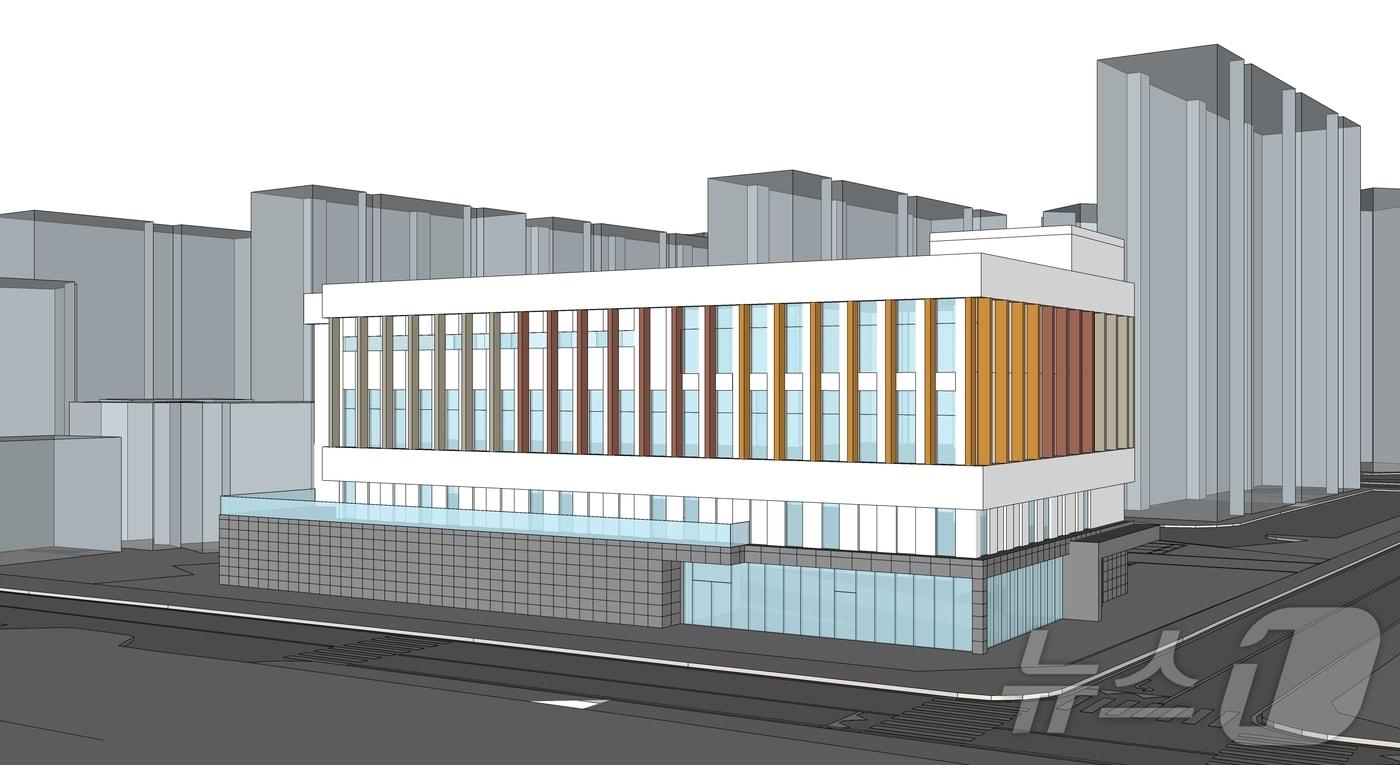 25일 충북 음성군은 금왕읍 무극리 일원에 복지시설과 목욕탕을 갖춘 생활SOC 복합시설을 2025년까지 건립한다고 밝혔다. 사진은 조감도.(음성군 제공)2024.6.25/뉴스1 