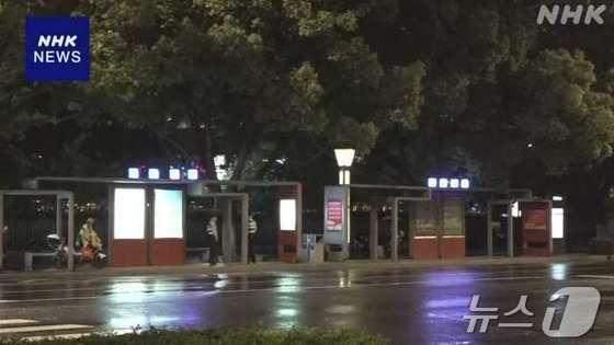 본문 이미지 - 중국 장쑤성 쑤저우에서 발생한 일본인 피습 사건 현장. (출처 : NHK)