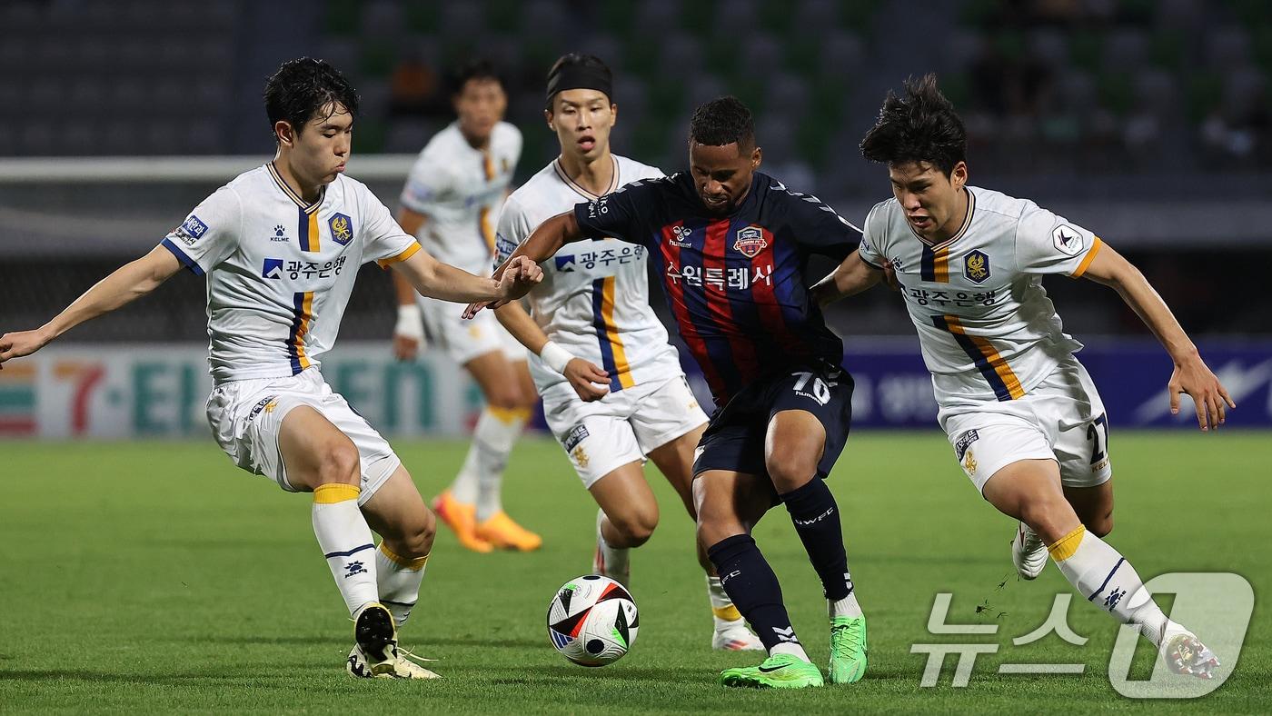 수원FC의 안데르손. /뉴스1 ⓒ News1 김진환 기자