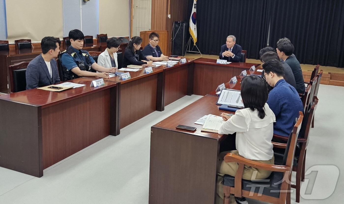 본문 이미지 - 전남 동부권 주취자응급의료센터 운영 현장 점검.(전남도 제공) 2024.6.27/뉴스1