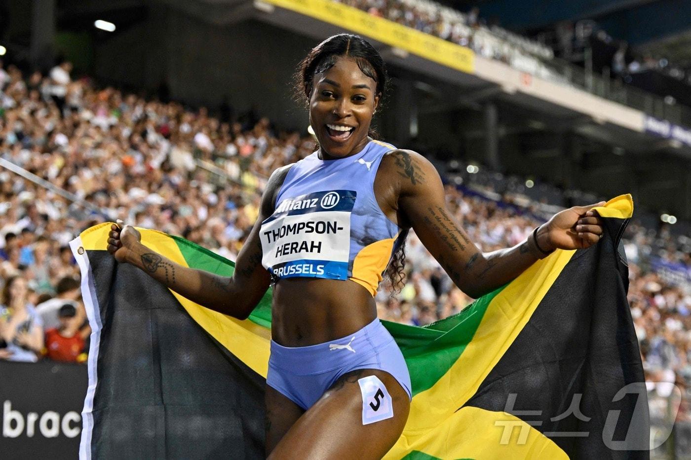 여자 단거리 최강자 중 한명인 자메이카의 톰슨 헤라 ⓒ AFP=뉴스1