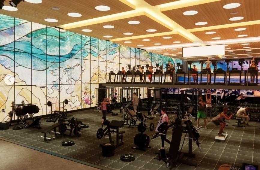 본문 이미지 -  롯데백화점 일산점에 들어서는 리조트 피트니스'(RESORT FITNESS) 이미지.(리조트 피트니스 SNS).