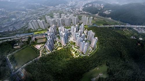 본문 이미지 - 용인 푸르지오 원클러스터 조감도