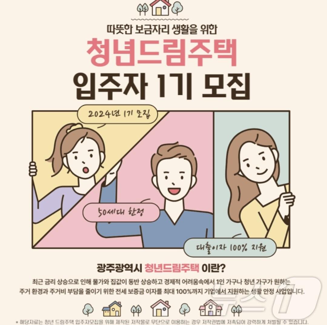 본문 이미지 - 광주의 한 오피스텔임대사업자가 입주자 모집을 위해 사용한 '광주시 지원 정책' 유사 홍보글. 2024.6.5/뉴스1