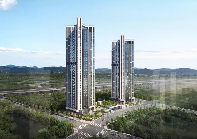 본문 이미지 - 대우건설 푸르지오 스타셀라49 투시도.(대우건설 제공)