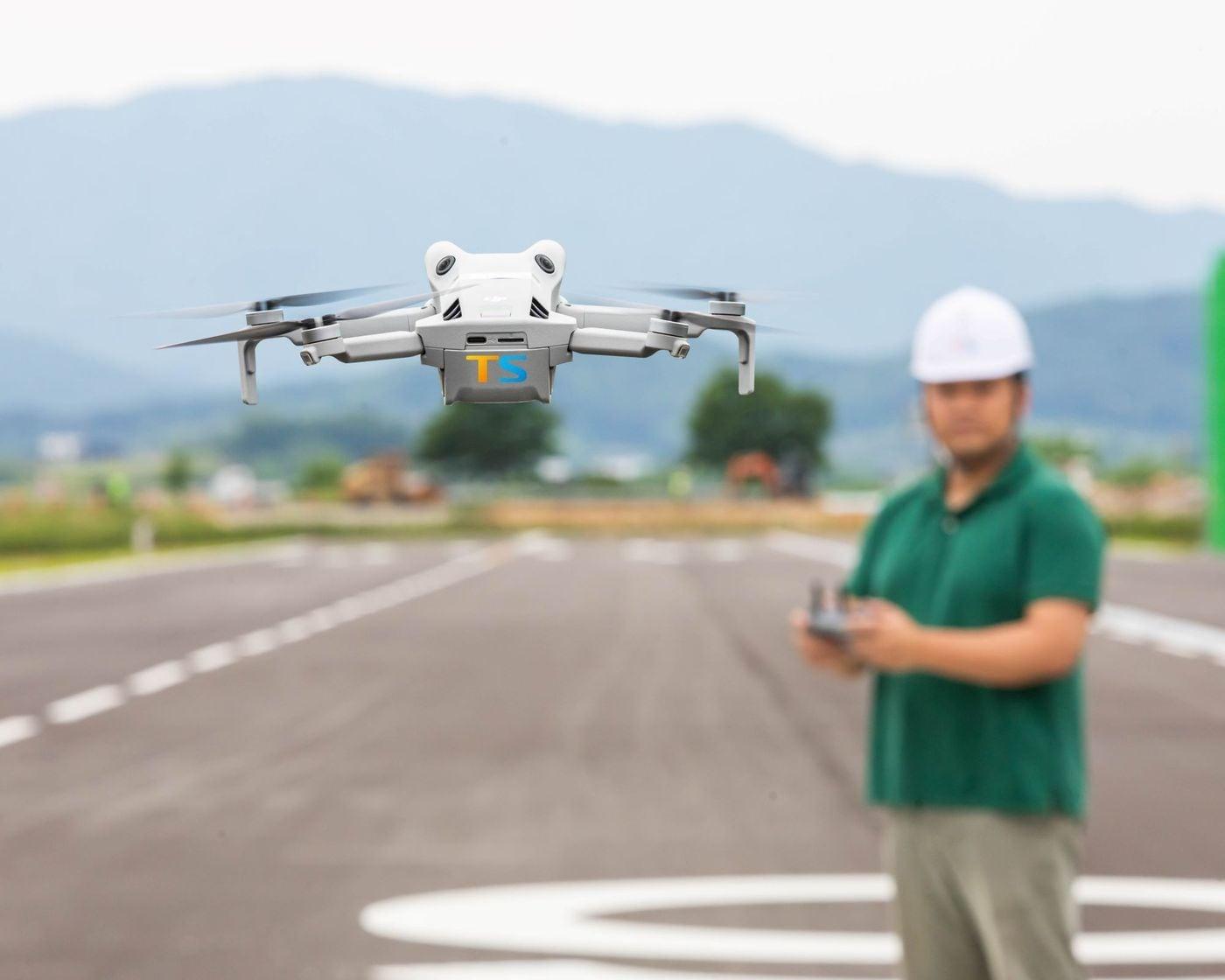 본문 이미지 - TS 드론 연습비행모습.(한국교통안전공단 제공)