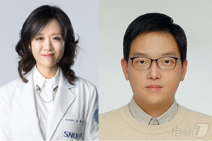 본문 이미지 - 분당서울대병원 정신건강의학과 유희정 교수(왼쪽), 고려대 바이오시스템의과학부 안준용 교수. (분당서울대병원 제공)