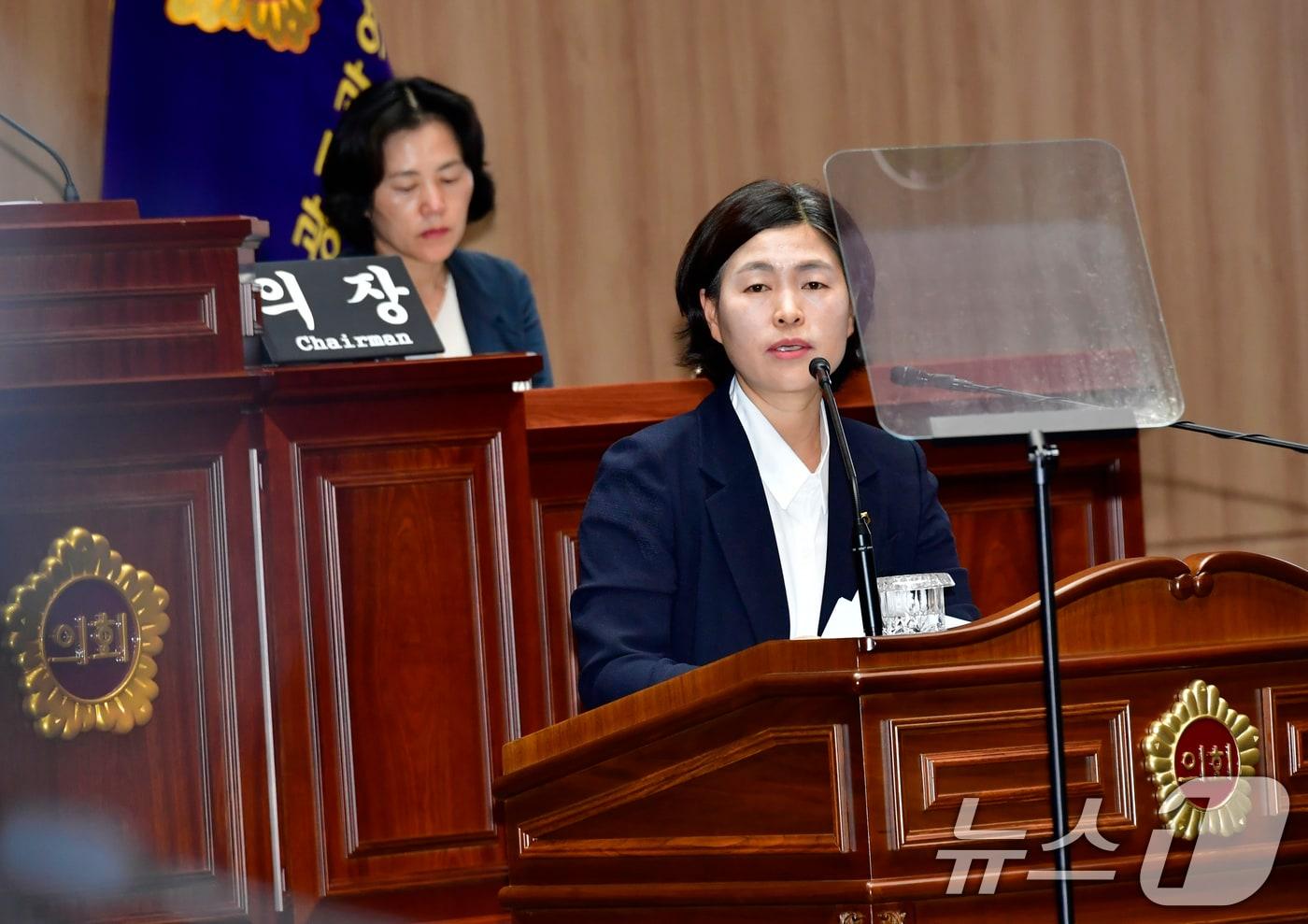 최지현 광주시의원.&#40;광주시의회 제공. 재판매 및 DB 금지&#41;