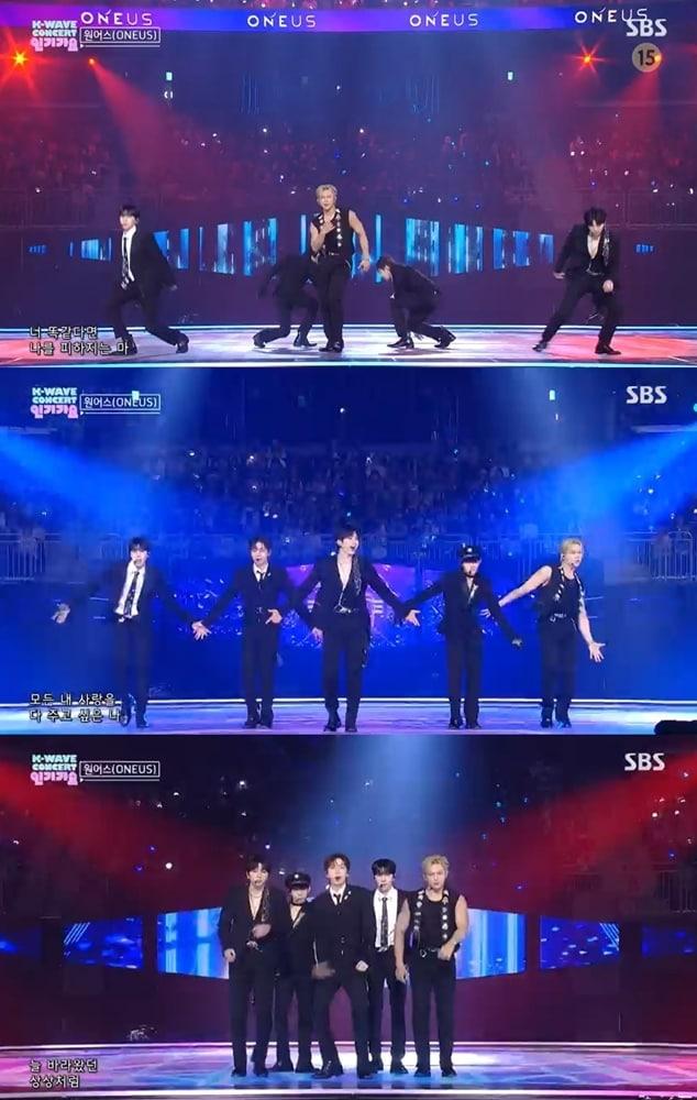 본문 이미지 - SBS 'K-Wave 콘서트 인기가요' 방송 화면 캡처