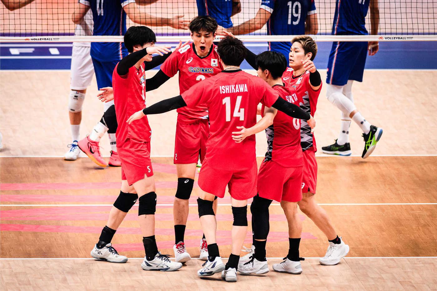 일본 남자배구가 2024 VNL에서 준우승을 차지했다 (FIVB 홈페이지)