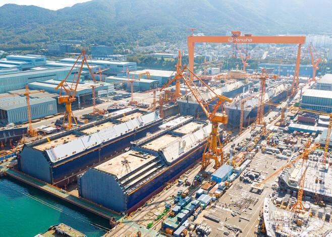 본문 이미지 -  한화오션 거제사업장(한화오션 제공)