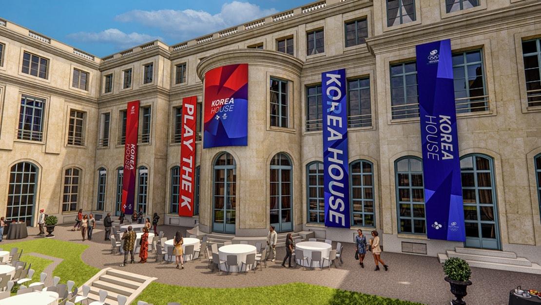 본문 이미지 - 파리 올림픽 코리아 하우스의 조감도. (대한체육회 제공)
