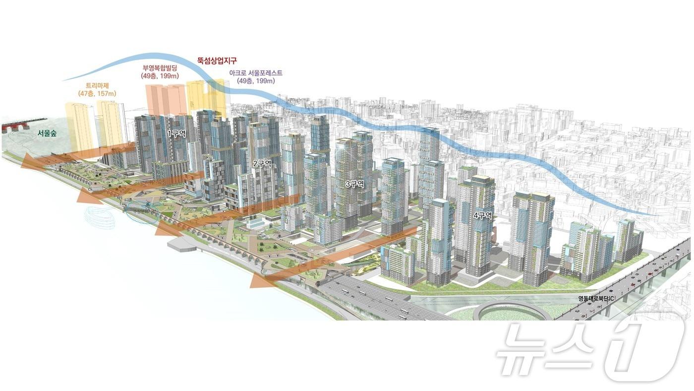  성수전략정비구역 경관계획(성동구 제공)