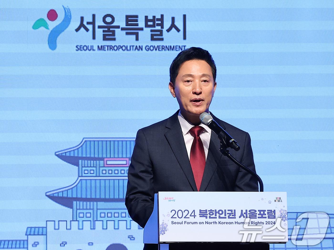 본문 이미지 - 오세훈 서울시장.  2024.7.11/뉴스1 ⓒ News1 김진환 기자