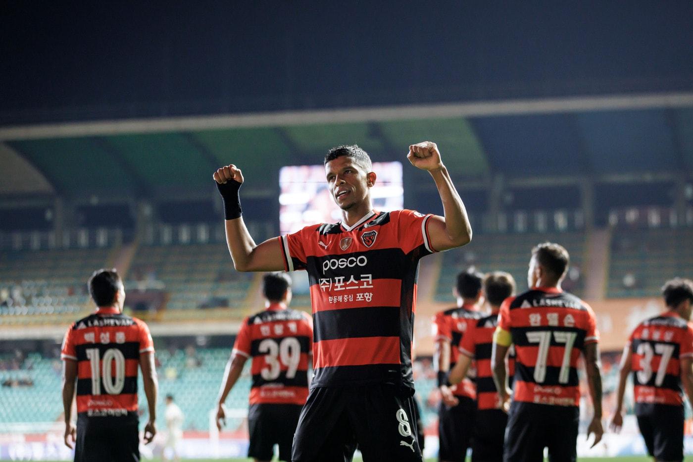 본문 이미지 - 포항 스틸러스의 오베르단. (한국프로축구연맹 제공)