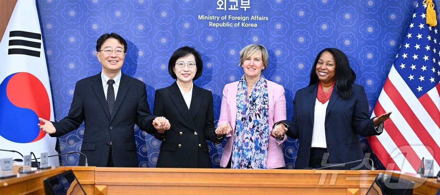 본문 이미지 - 한미 ECC·EAC 수석대표.(외교부 제공)