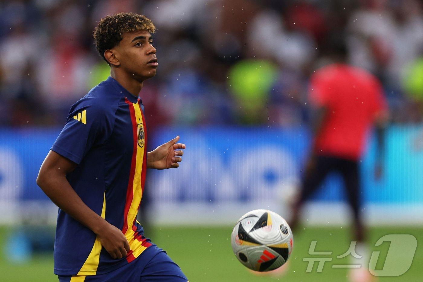 본문 이미지 - 스페인의 라민 야말-ENG ⓒ AFP=뉴스1