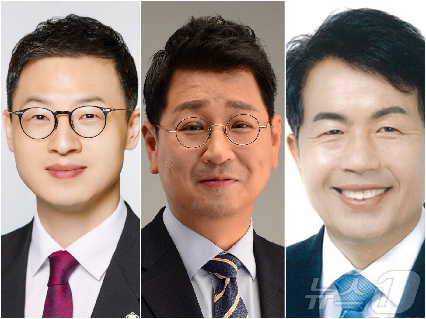 본문 이미지 - 김상욱, 김태선, 윤종오 국회의원(왼쪽부터).