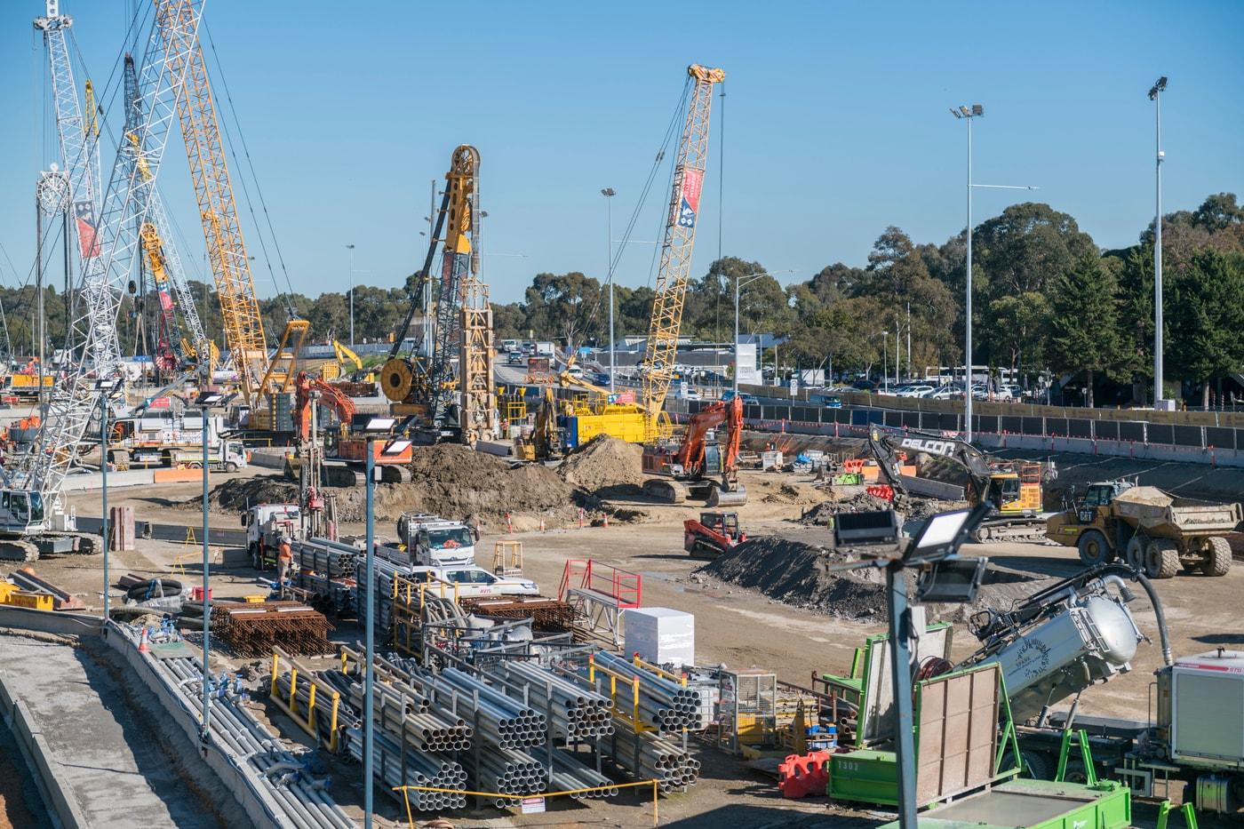 호주 멜버른 노스이스트링크 도로 구축 공사 현장(GS건설 제공).