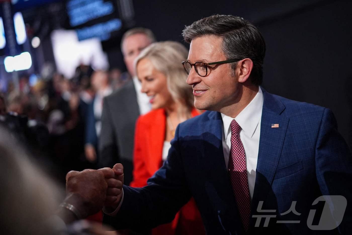 마이크 존슨 미국 하원의장.(자료사진) 2024.07.15. ⓒ AFP=뉴스1 ⓒ News1 장시온 기자