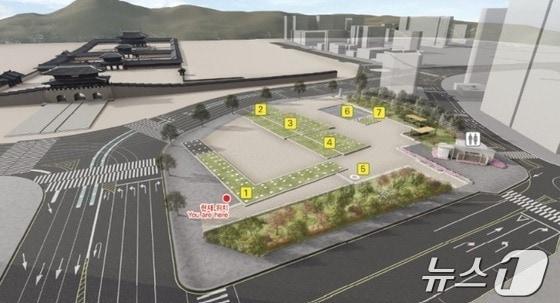 본문 이미지 - 의정부지 역사유적 광장 조감도(서울시 제공)