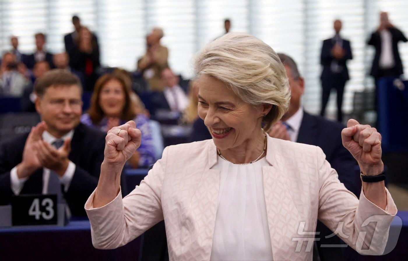 우르줄라 폰데어라이엔 EU 집행위원장. ⓒ 로이터=뉴스1 ⓒ News1 우동명 기자